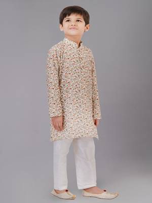Mono Fabric-Polystar Boy's Kurta Pyjama 3