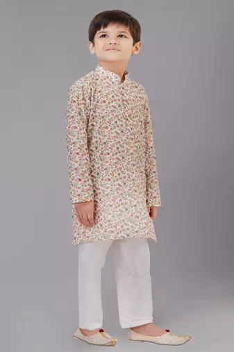 Mono Fabric-Polystar Boy's Kurta Pyjama