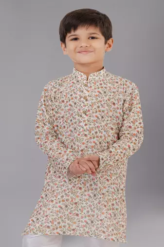 Mono Fabric-Polystar Boy's Kurta Pyjama
