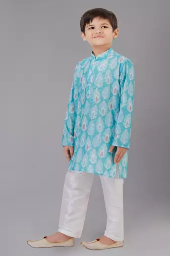 Mono Fabric-Polystar Boy's Kurta Pyjama