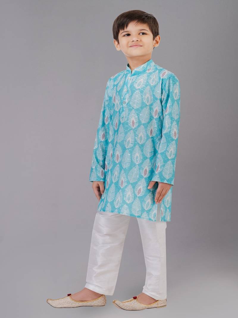 Mono Fabric-Polystar Boy's Kurta Pyjama