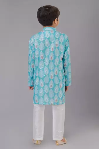 Mono Fabric-Polystar Boy's Kurta Pyjama