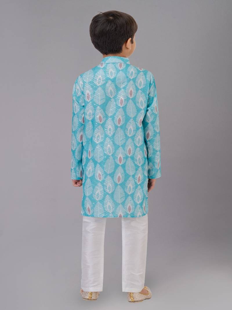 Mono Fabric-Polystar Boy's Kurta Pyjama