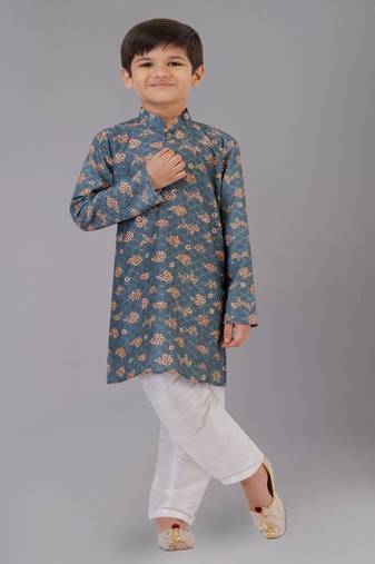 Mono Fabric-Polystar Boy's Kurta Pyjama
