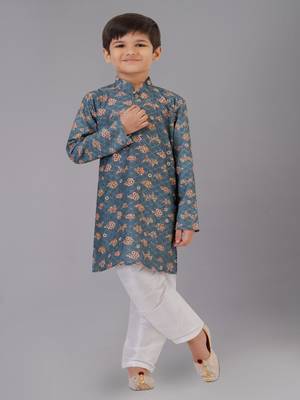 Mono Fabric-Polystar Boy's Kurta Pyjama 1