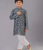 Mono Fabric-Polystar Boy's Kurta Pyjama