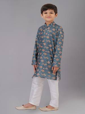 Mono Fabric-Polystar Boy's Kurta Pyjama 2