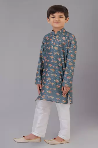 Mono Fabric-Polystar Boy's Kurta Pyjama