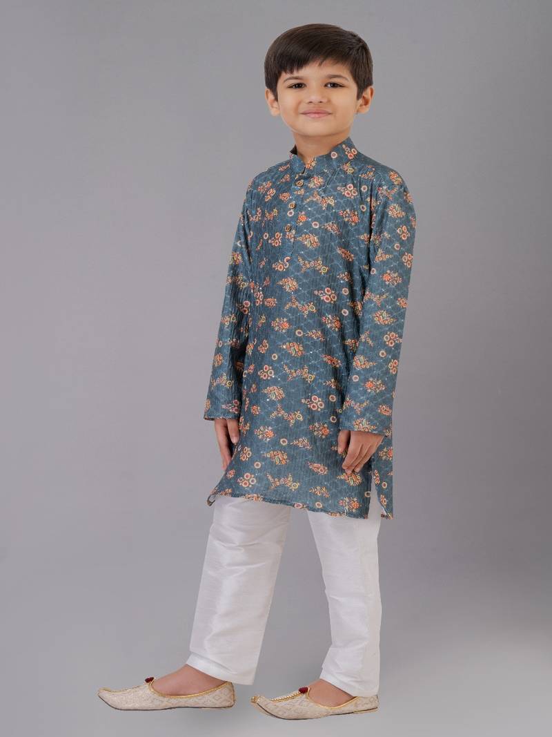 Mono Fabric-Polystar Boy's Kurta Pyjama