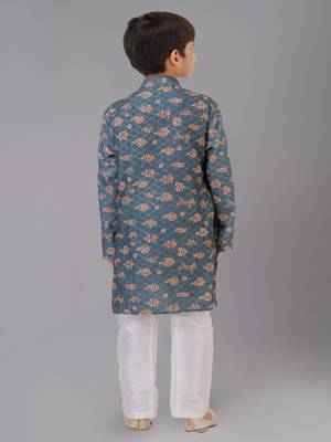 Mono Fabric-Polystar Boy's Kurta Pyjama 4