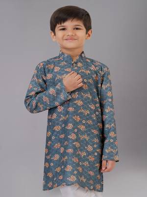 Mono Fabric-Polystar Boy's Kurta Pyjama 5