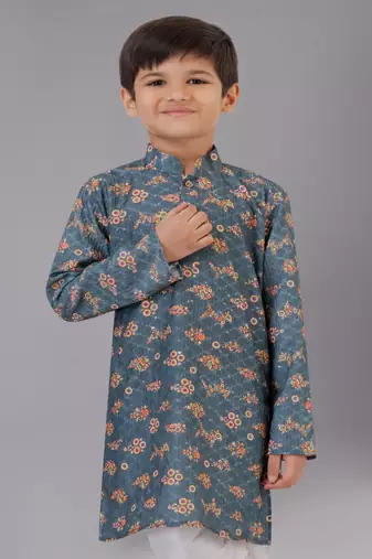 Mono Fabric-Polystar Boy's Kurta Pyjama