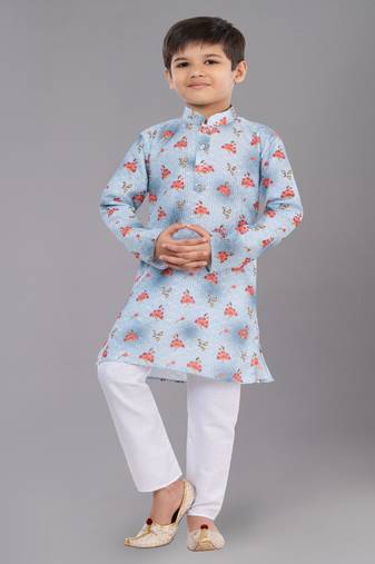 Mono Fabric-Polystar Boy's Kurta Pyjama