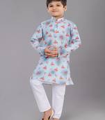 Mono Fabric-Polystar Boy's Kurta Pyjama