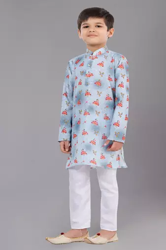 Mono Fabric-Polystar Boy's Kurta Pyjama
