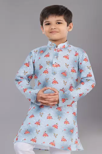 Mono Fabric-Polystar Boy's Kurta Pyjama