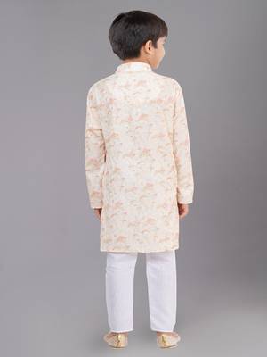 Mono Fabric-Polystar Boy's Kurta Pyjama 4