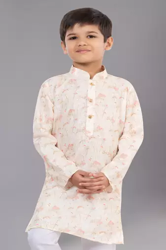 Mono Fabric-Polystar Boy's Kurta Pyjama