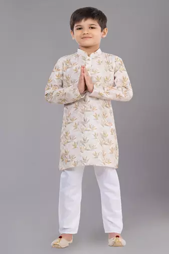 Mono Fabric-Polystar Boy's Kurta Pyjama
