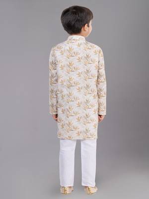 Mono Fabric-Polystar Boy's Kurta Pyjama 4