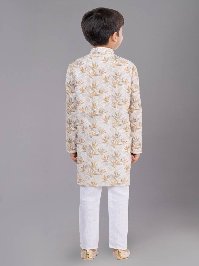 Mono Fabric-Polystar Boy's Kurta Pyjama