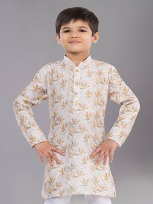 Mono Fabric-Polystar Boy's Kurta Pyjama 5
