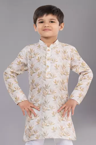 Mono Fabric-Polystar Boy's Kurta Pyjama