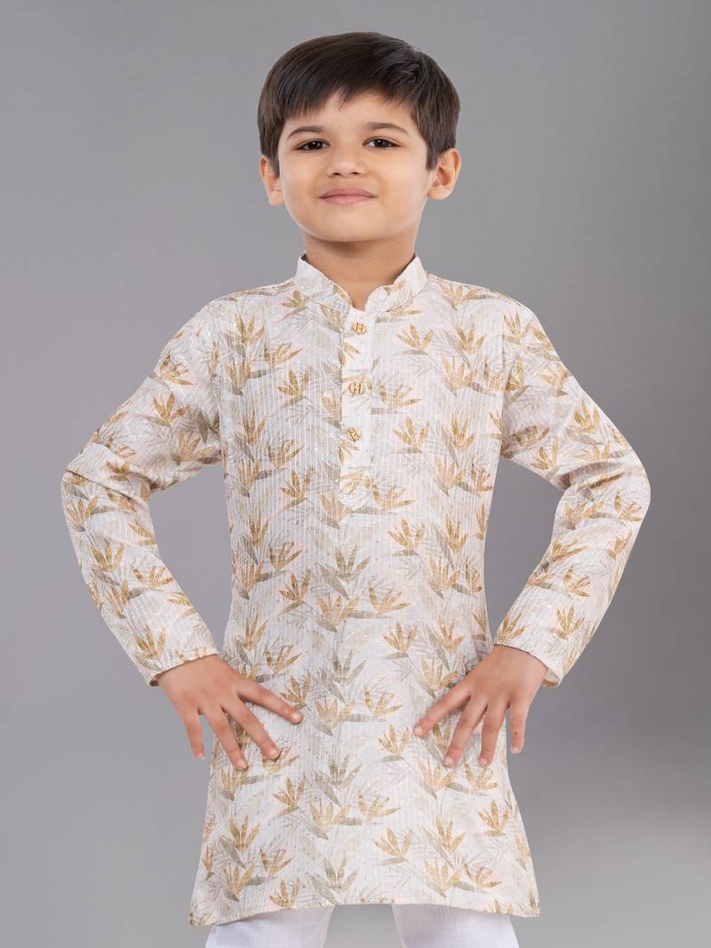 Mono Fabric-Polystar Boy's Kurta Pyjama
