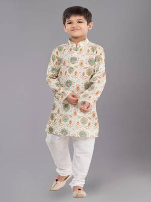 Mono Fabric-Polystar Boy's Kurta Pyjama 2
