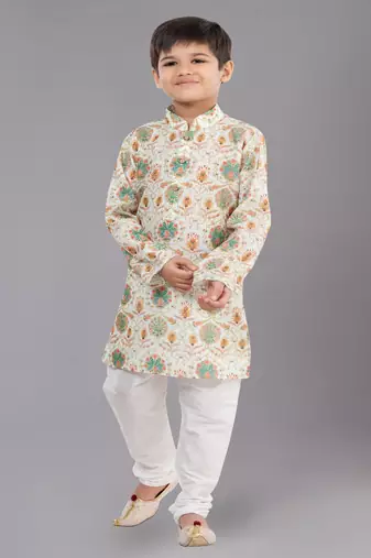 Mono Fabric-Polystar Boy's Kurta Pyjama
