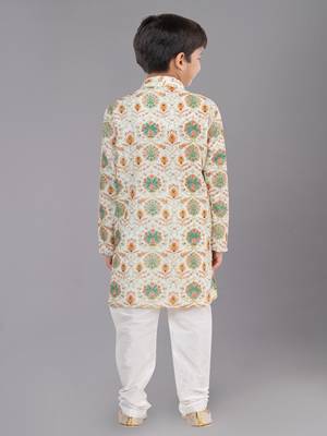 Mono Fabric-Polystar Boy's Kurta Pyjama 4