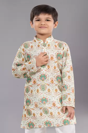 Mono Fabric-Polystar Boy's Kurta Pyjama
