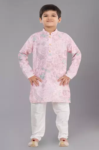 Mono Fabric-Polystar Boy's Kurta Pyjama