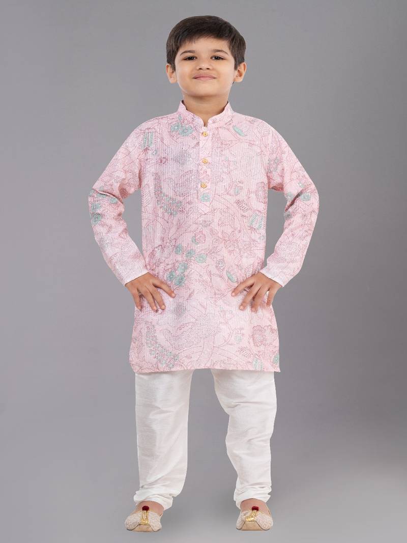 Mono Fabric-Polystar Boy's Kurta Pyjama