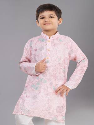 Mono Fabric-Polystar Boy's Kurta Pyjama 5