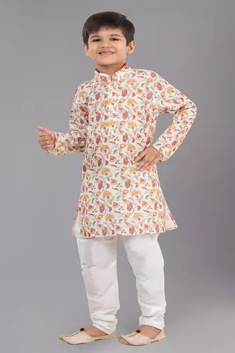Mono Fabric-Polystar Boy's Kurta Pyjama