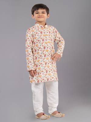Mono Fabric-Polystar Boy's Kurta Pyjama 3