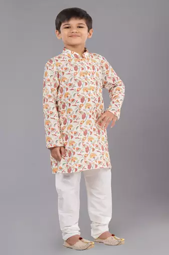 Mono Fabric-Polystar Boy's Kurta Pyjama