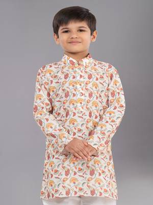 Mono Fabric-Polystar Boy's Kurta Pyjama 5