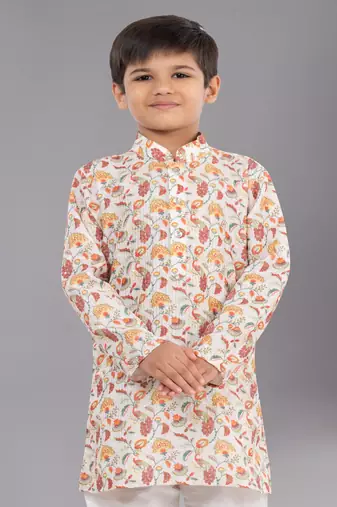 Mono Fabric-Polystar Boy's Kurta Pyjama