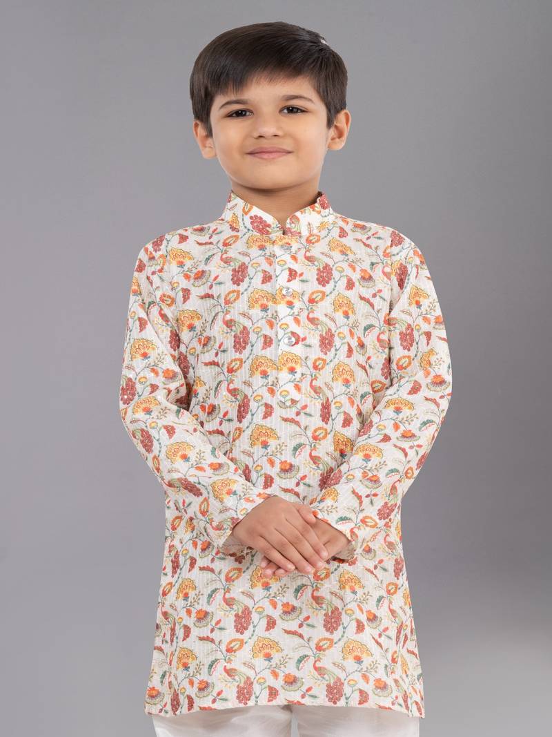 Mono Fabric-Polystar Boy's Kurta Pyjama