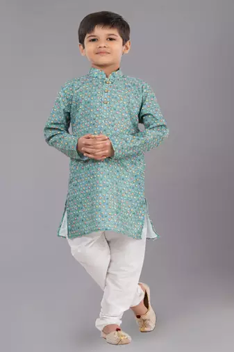 Mono Fabric-Polystar Boy's Kurta Pyjama