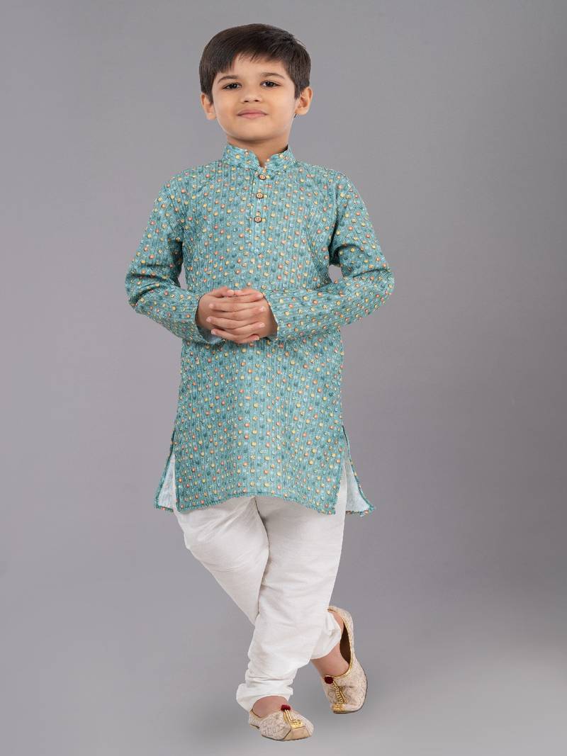 Mono Fabric-Polystar Boy's Kurta Pyjama