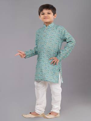 Mono Fabric-Polystar Boy's Kurta Pyjama 3