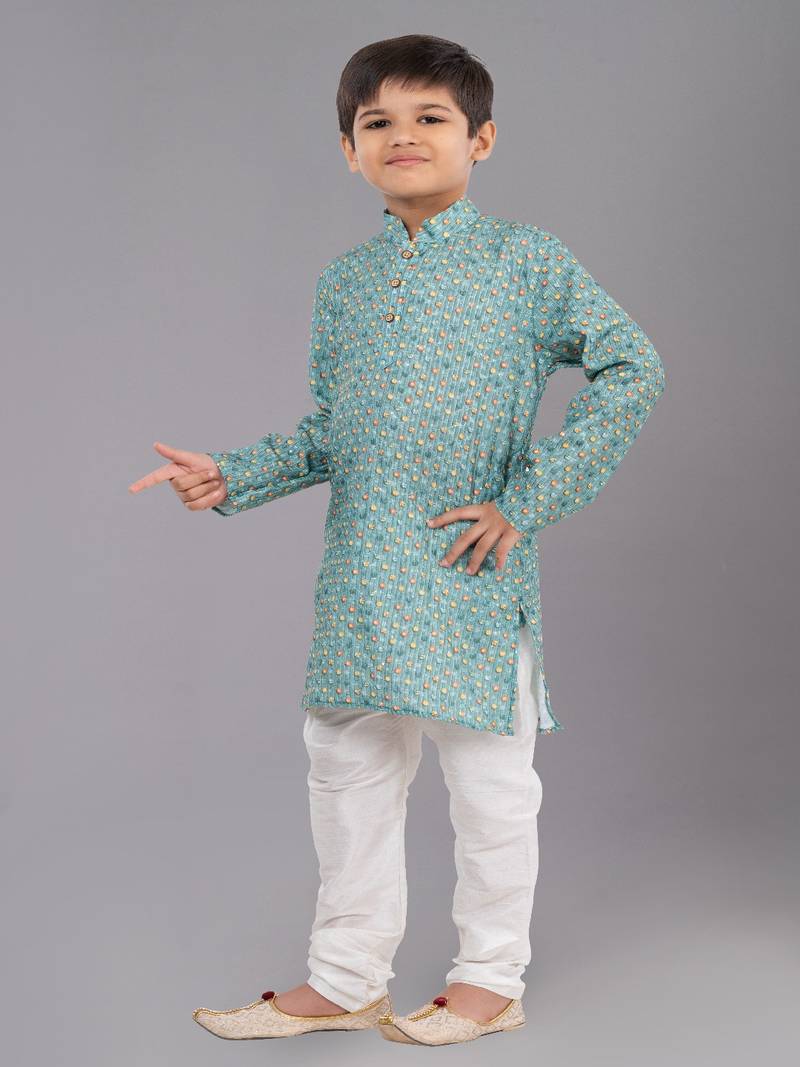 Mono Fabric-Polystar Boy's Kurta Pyjama