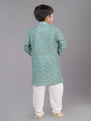 Mono Fabric-Polystar Boy's Kurta Pyjama 4