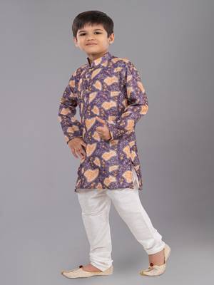 Mono Fabric-Polystar Boy's Kurta Pyjama 2