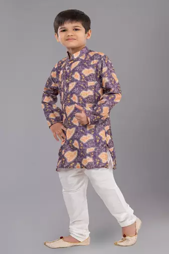 Mono Fabric-Polystar Boy's Kurta Pyjama