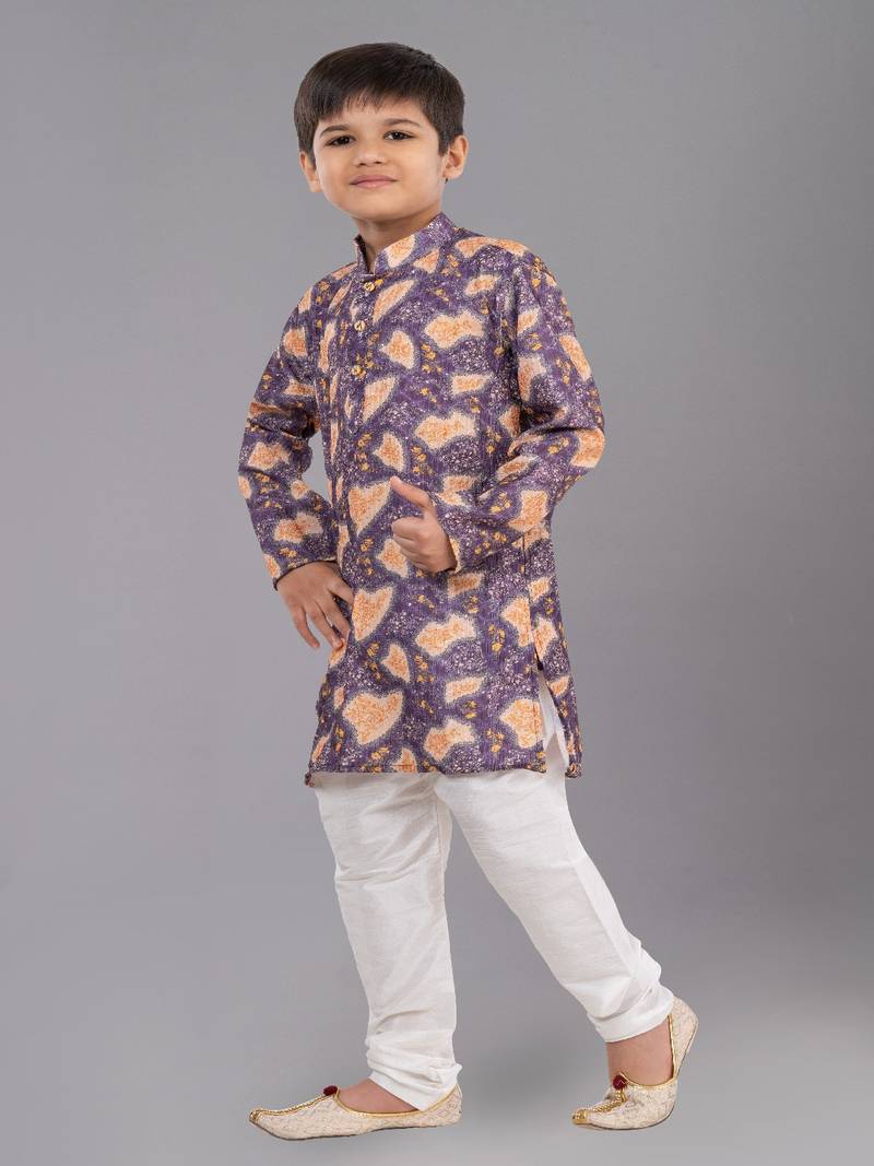 Mono Fabric-Polystar Boy's Kurta Pyjama