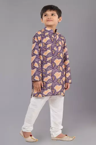 Mono Fabric-Polystar Boy's Kurta Pyjama